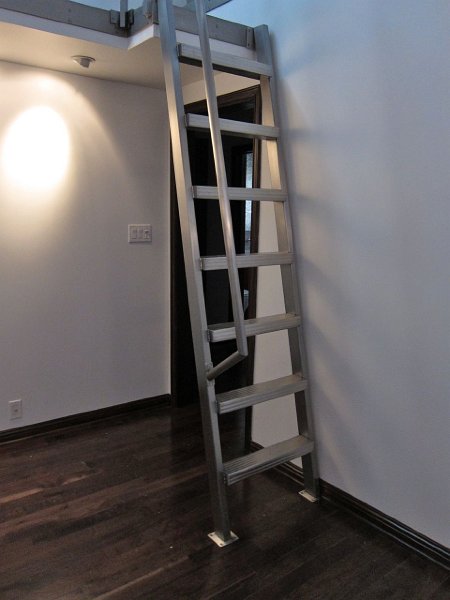 The way up to the lofts